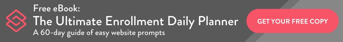 Free ebook: The Enrollment Daily Planner