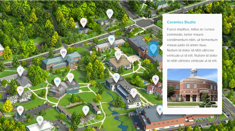 Campus Map 2 (Popups)