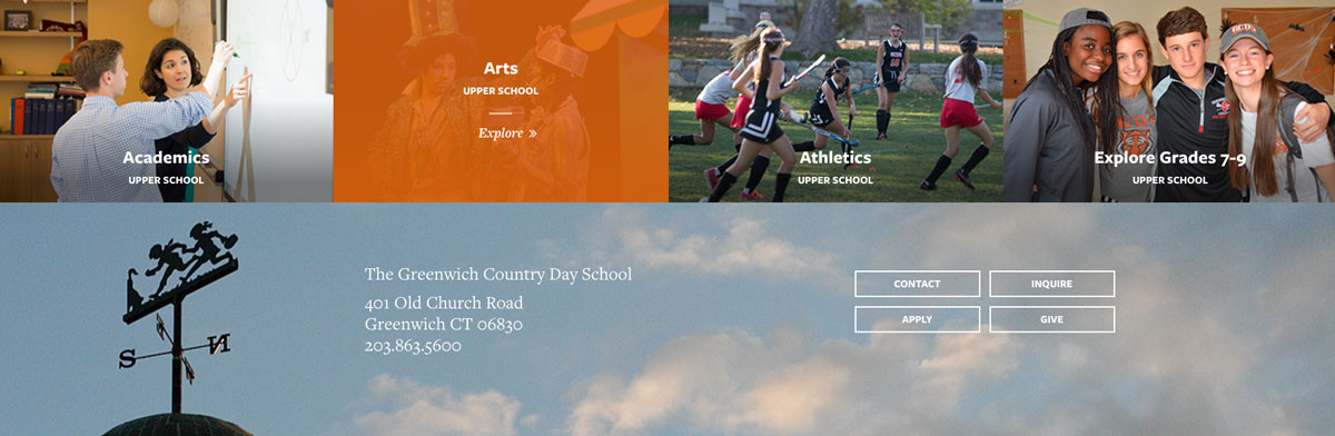 Greenwich Country Day School Footer