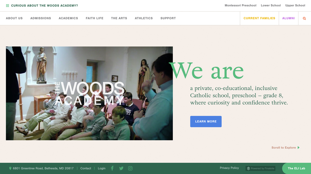 The Woods Academy Homepage