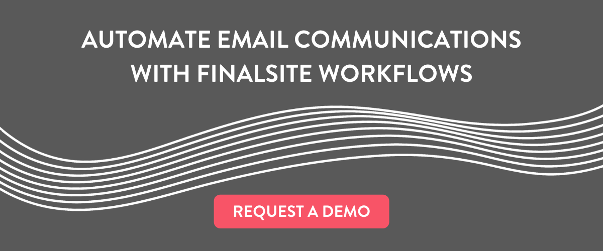 Finalsite Workflows Request a Demo