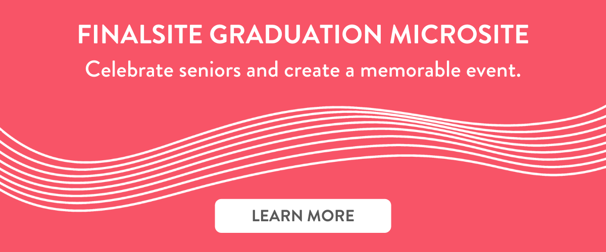 Learn how Finalsite can Celebrate seniors by adding a Graduation Microsite to your Digital Campus