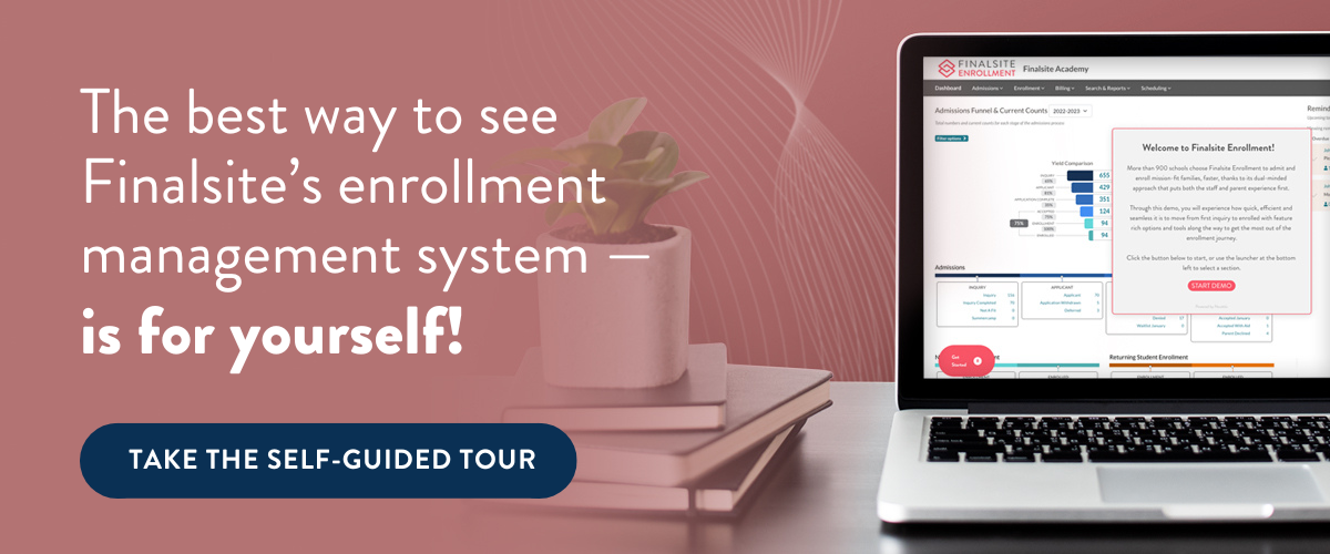 Finalsite Enrollment Tour