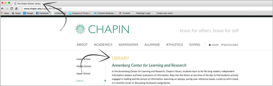 Chapin school's use of titles