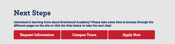 Brentwood Academy Next Steps